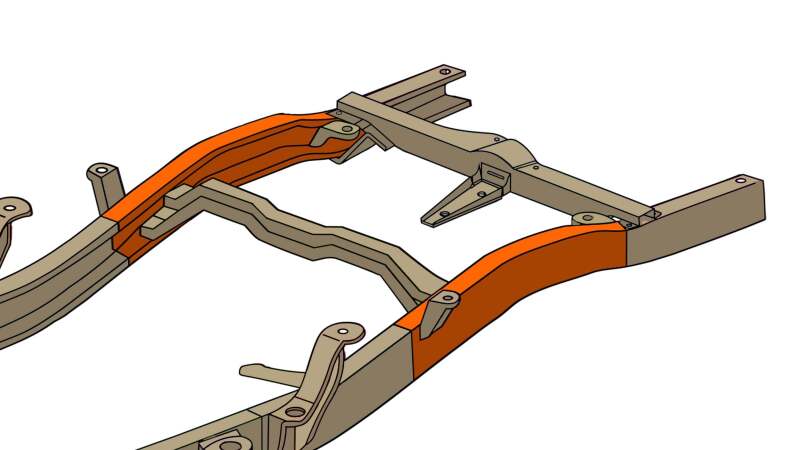 Rustbuster Over Axle Frame Section Right Side