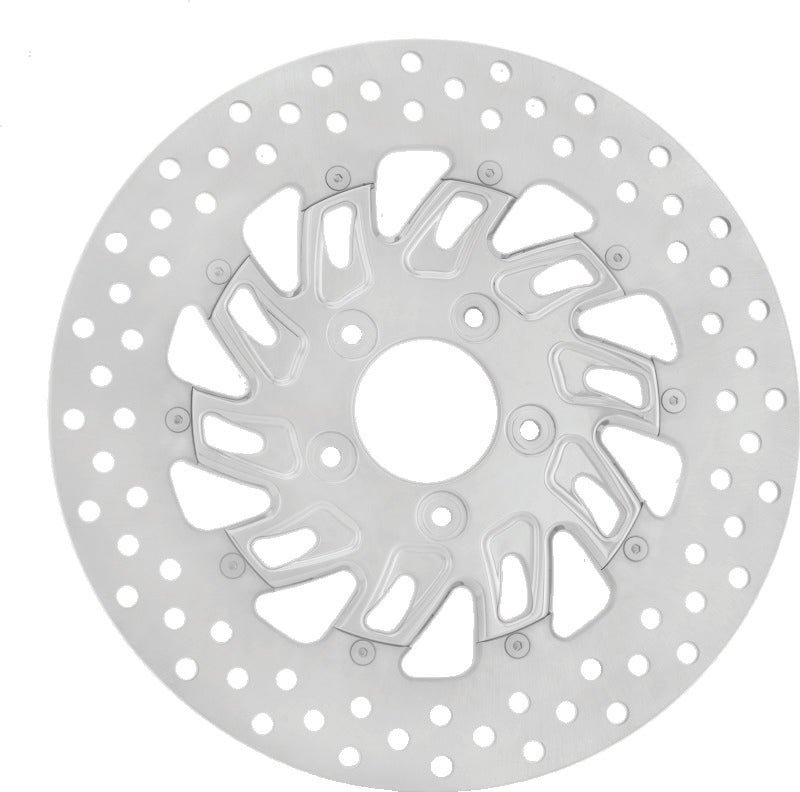 Performance Machine Disc/Carr 11.8 Supra Front Left - Chrome