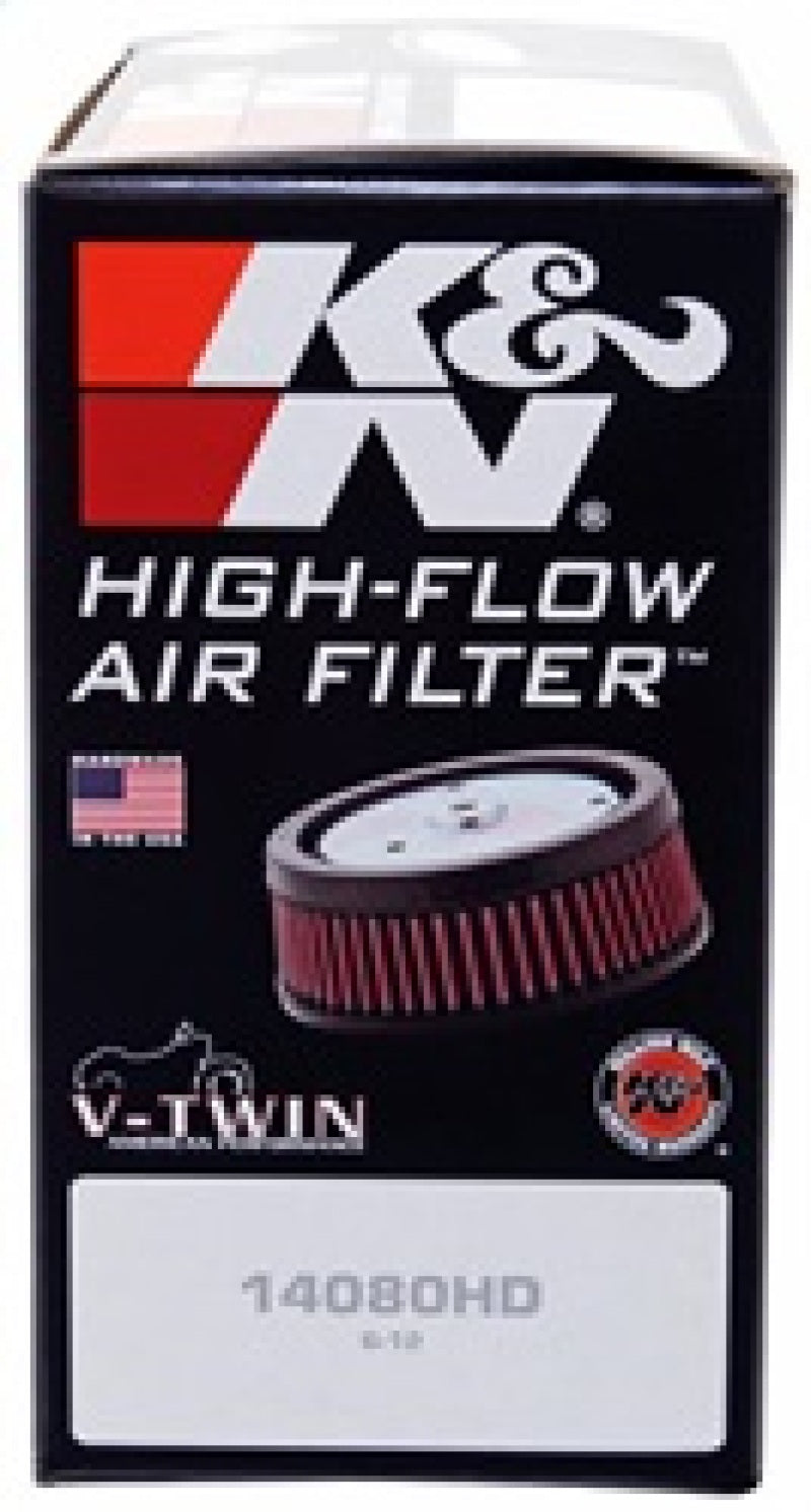 K&N Round Tapered 6.25in Base OD x 5.5in Top OD x 2.125in H Replacement Filter for Harley-Davidson