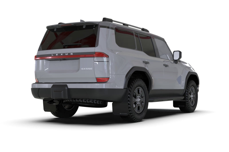 Rally Armor 24-26 Lexus GX 550 Luxury Black UR Mud Flap - Metallic Black Logo