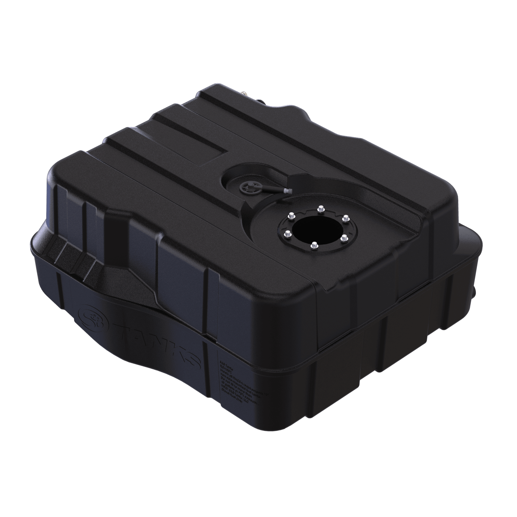 40 Gallon, After Axle, Replacement Fuel Tank 2000-10 Ford Powerstroke 7.3L, 6.0L, 6.4L Cab Chassis