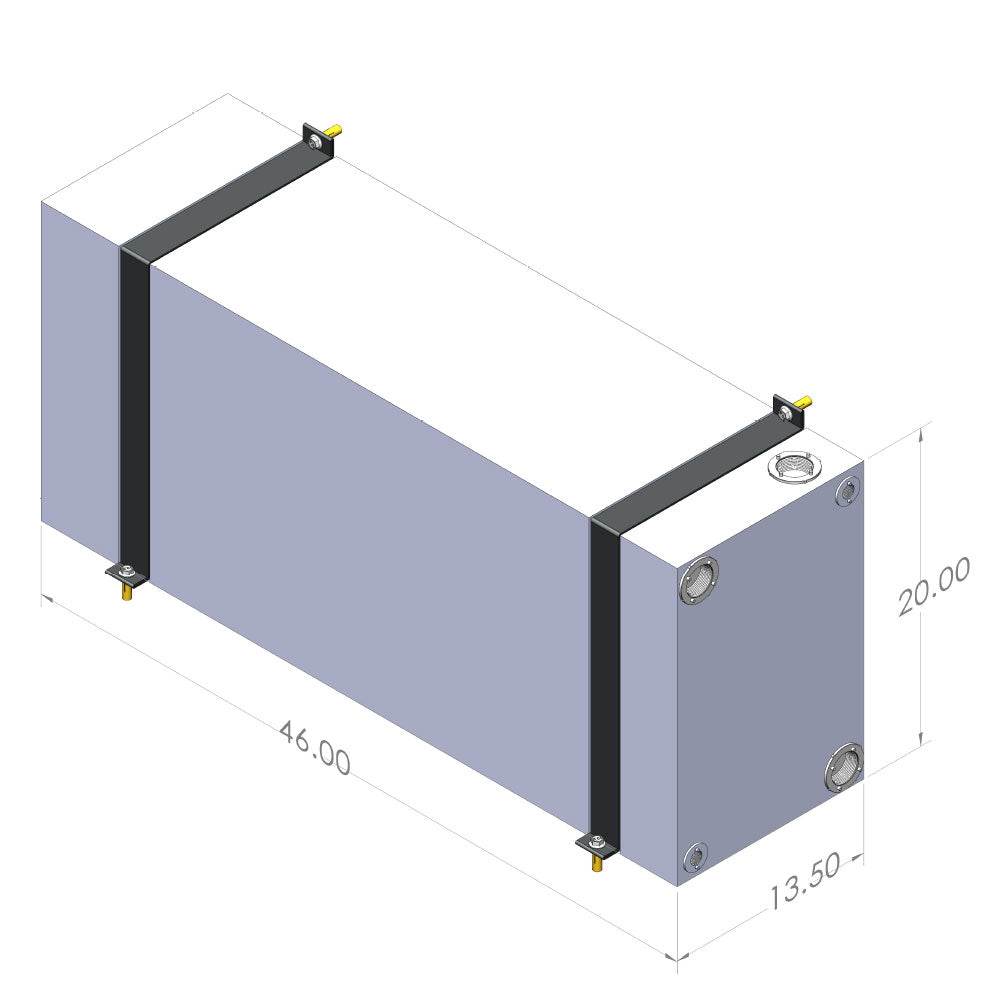 35 Gallon Wheel Well Water Tank (Passenger Side)