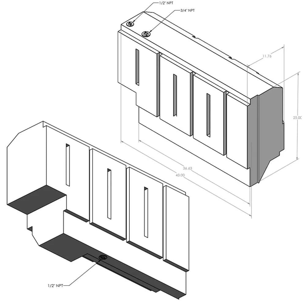 42 Gallon Replacement Water Tank for 2022-2023 Storyteller