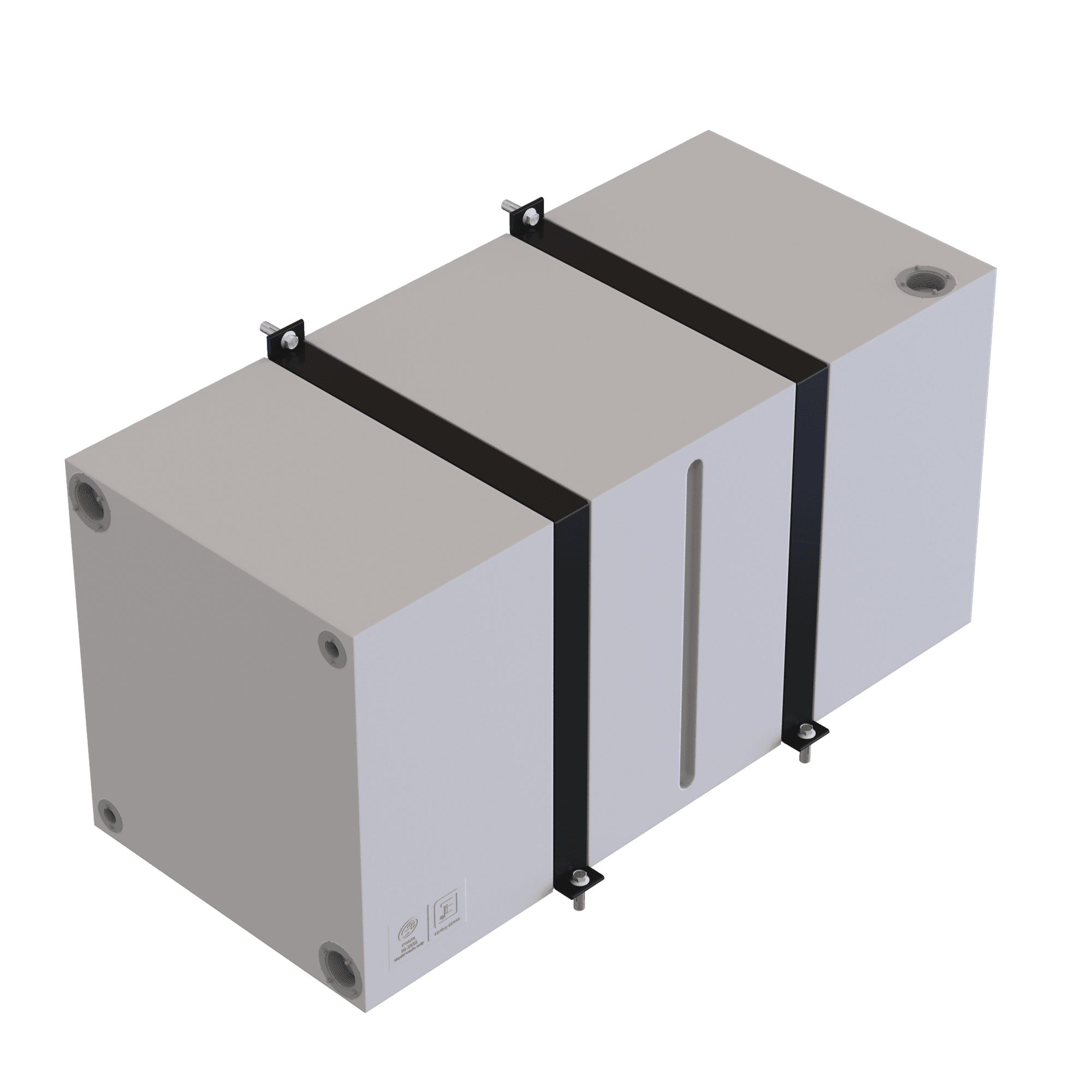 35 GALLON WHEEL WELL WATER TANK FOR DRW VANS (DUALLY)