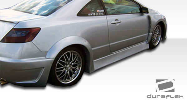 2006-2011 Honda Civic 2DR Duraflex Circuit Wide Body Rear Fender Flares - 2 Piece (S)
