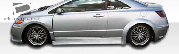 2006-2011 Honda Civic 2DR Duraflex Circuit Wide Body Rear Fender Flares - 2 Piece (S)