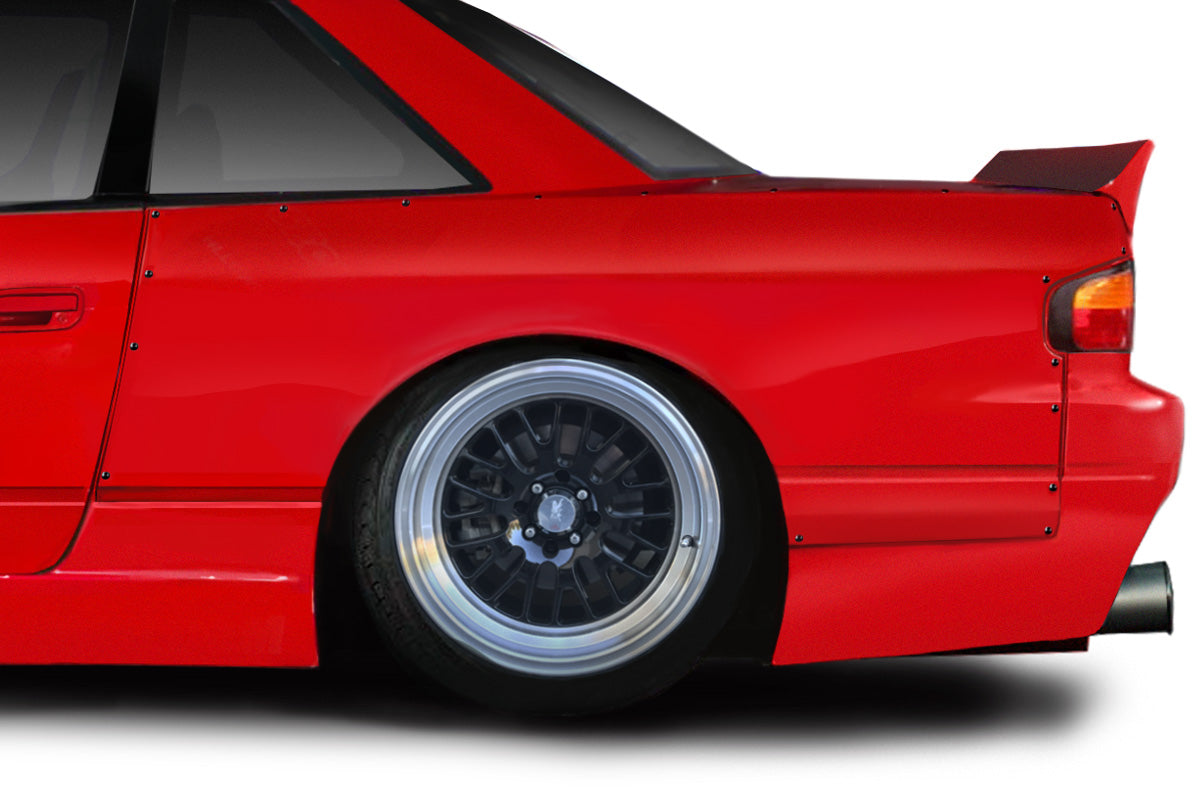 1989-1994 Nissan 240SX S13 2DR Duraflex M-1 Sport Rear Fender Flares (+30mm) - 3 Piece