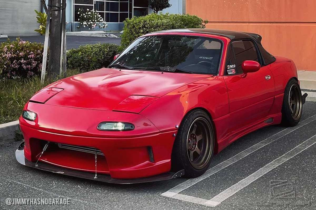 1990-1997 Mazda Miata Duraflex Wizdom Front Bumper Cover - 1 Piece