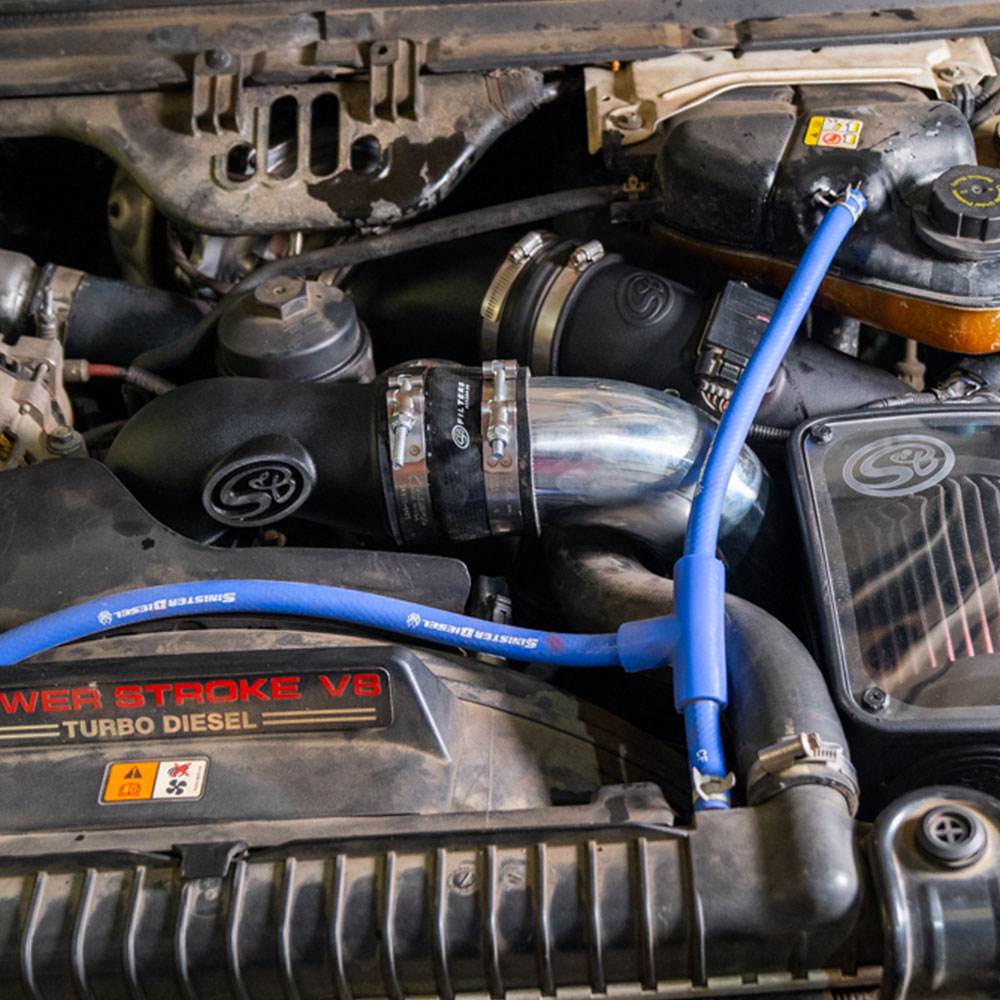 Intake Elbow with Cold Side Intercooler Piping & Boots for 2005-2007 Ford Powerstroke 6.0L