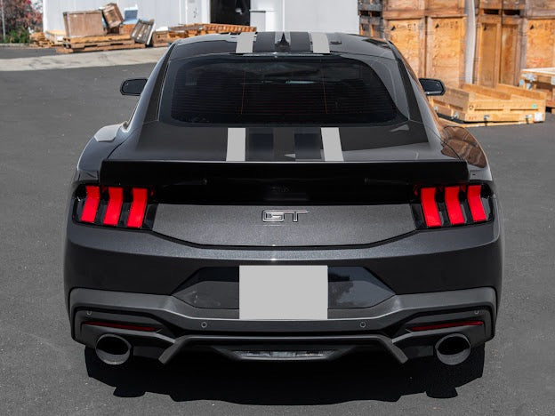 2024-UP FORD MUSTANG S650 | HOOD BODY STRIPE 3M DECALS