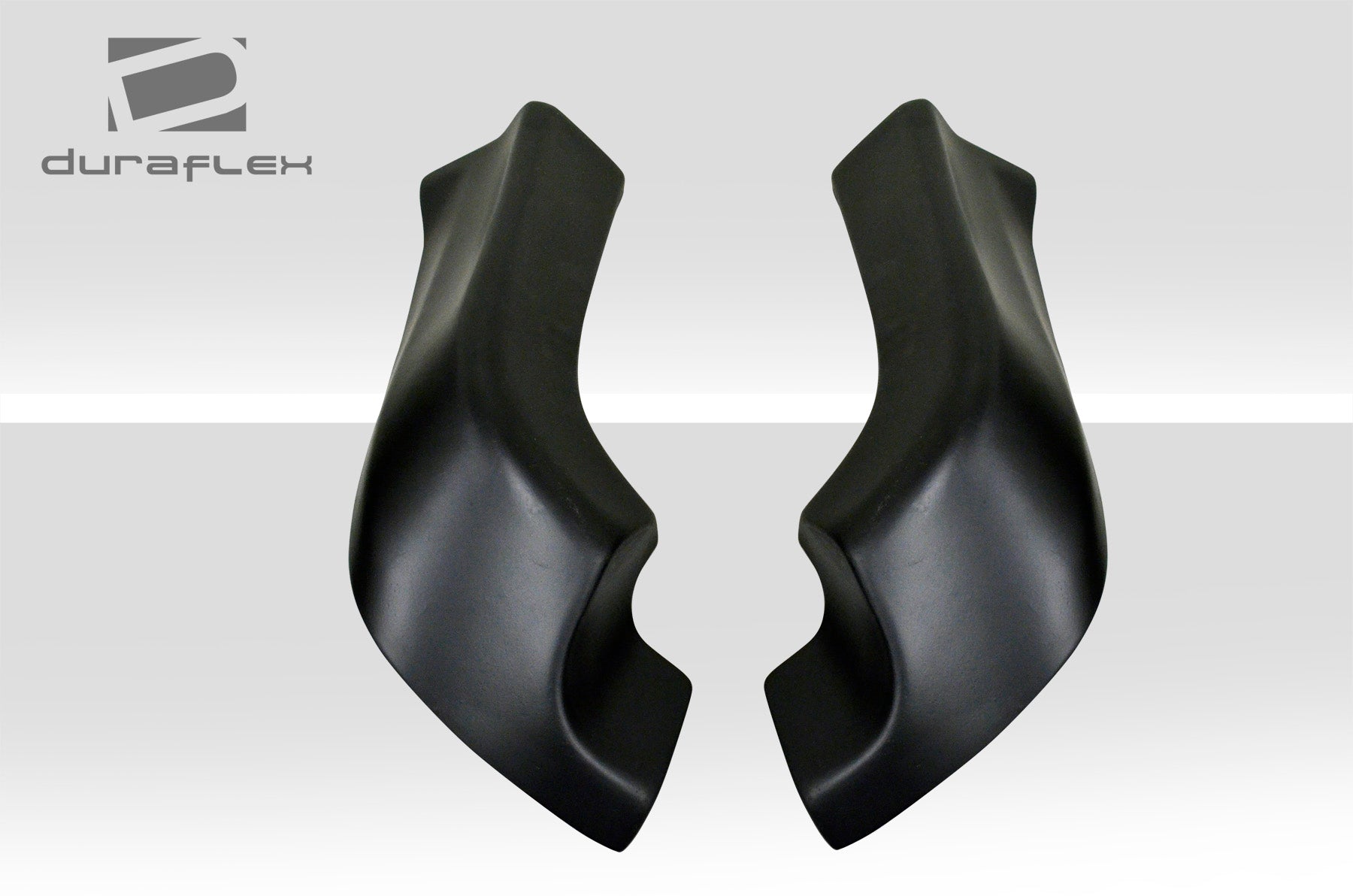 1997-2001 Honda Prelude Duraflex Type M Rear Add Ons Spat Bumper Extensions - 2 Piece