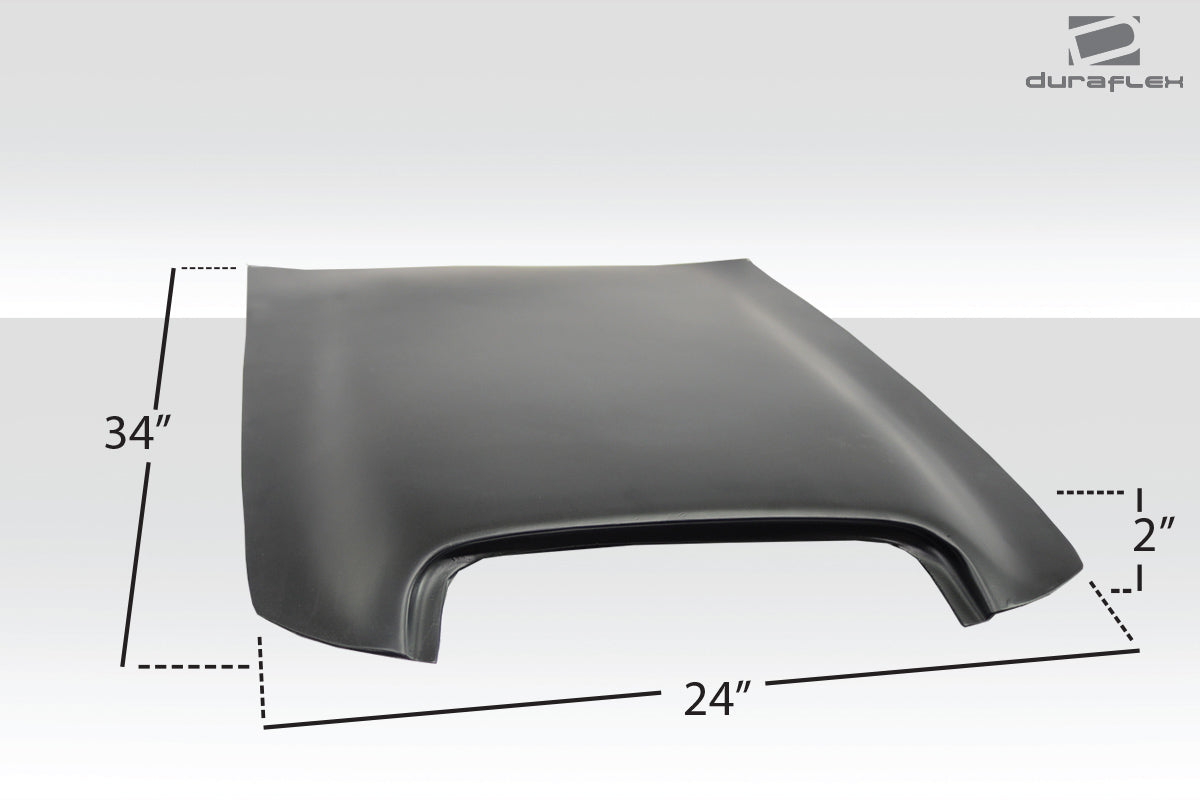Universal Duraflex Hood / Roof Scoop Type 1 - 1 Piece