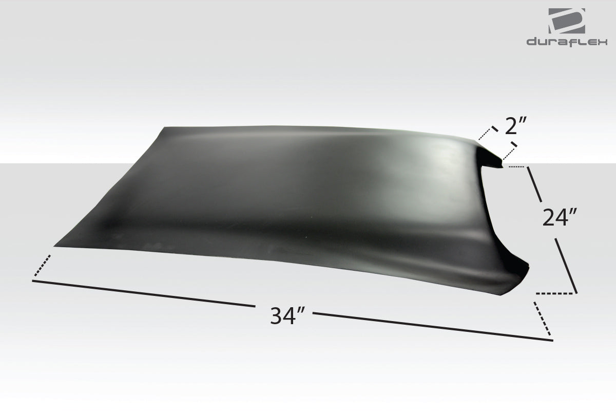 Universal Duraflex Hood / Roof Scoop Type 1 - 1 Piece