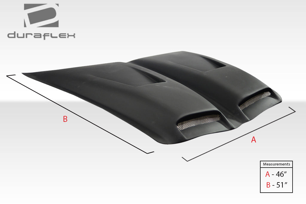 Universal Duraflex Vortex Hood Scoop - 1 Piece