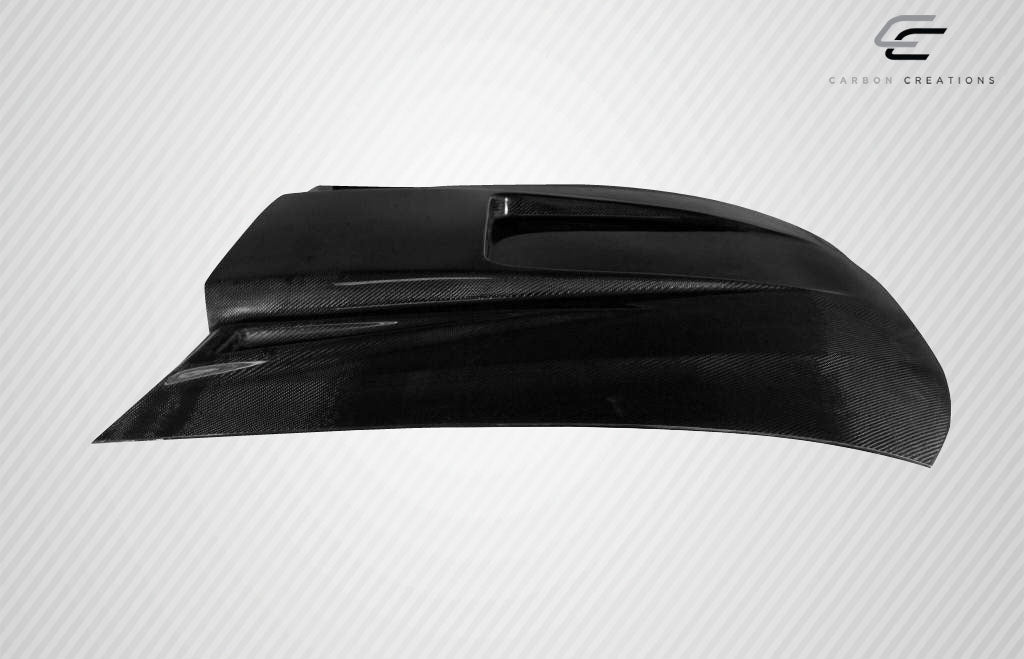 1999-2004 Ford Mustang Carbon Creations Spyder 3 Hood - 1 Piece
