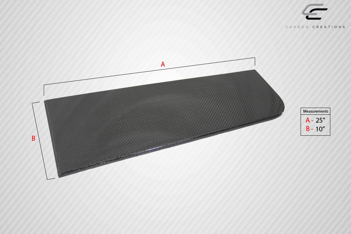 Universal Carbon Creations Rear Splitters - 2 Piece