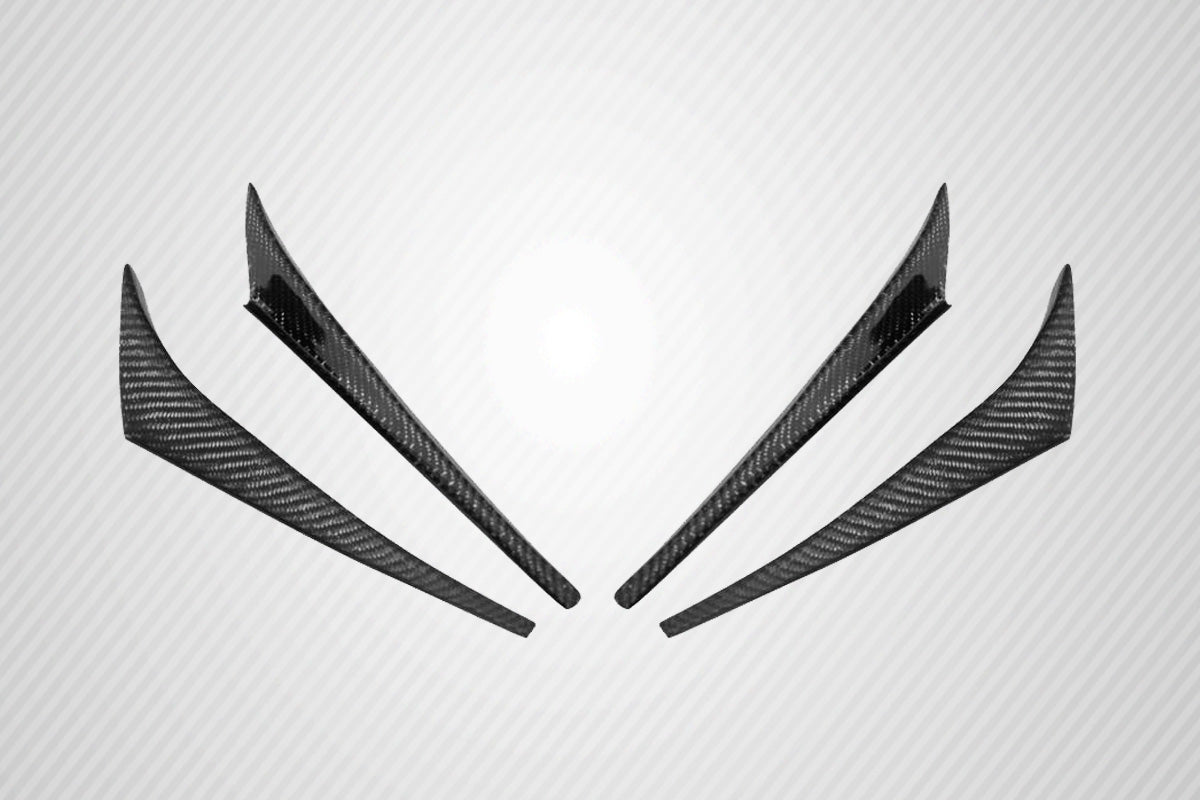 Universal Carbon Creations Type 1 Fuel Canards - 4 Piece