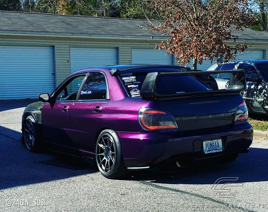 2002-2007 Subaru Impreza WRX STI 4DR Carbon Creations STI Look Wing Trunk Lid Spoiler - 1 Piece