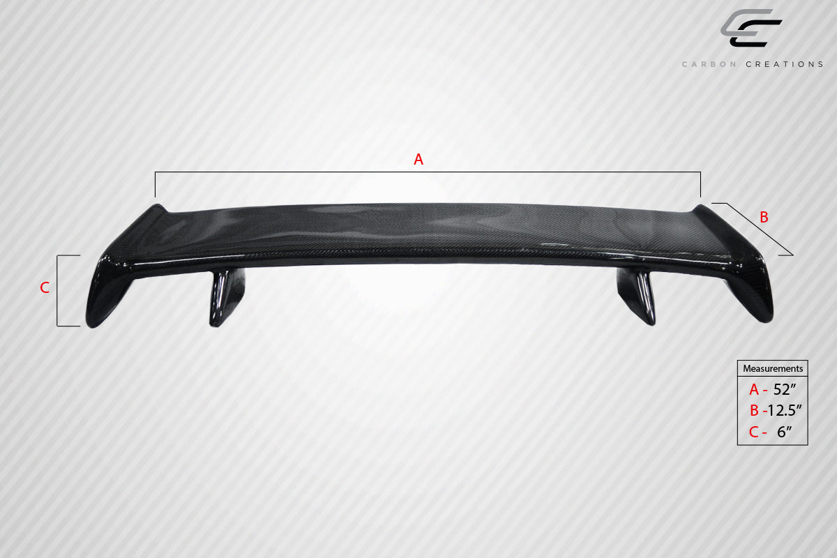 Universal Carbon Creations Skyline Wing Trunk Lid Spoiler - 1 Piece (S)
