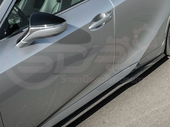 2021-UP LEXUS IS300, IS350, IS500 | JDM NOVEL STYLE SIDE SKIRTS ROCKER PANEL EXTENSIONS  GROUND EFFECTS