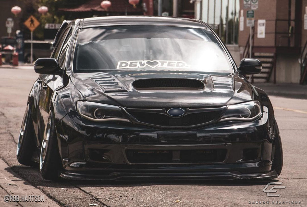 2008-2011 Subaru Impreza 2008-2014 WRX STI Carbon Creations Dritech GT Concept Hood - 1 Piece