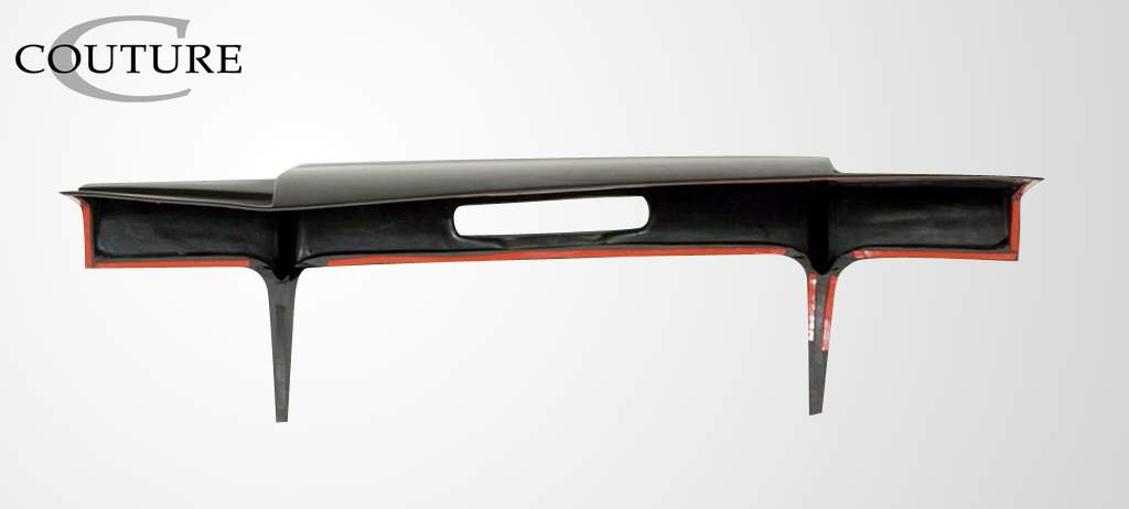 2005-2009 Ford Mustang Couture Polyurethane Demon Wing Trunk Lid Spoiler - 3 Piece