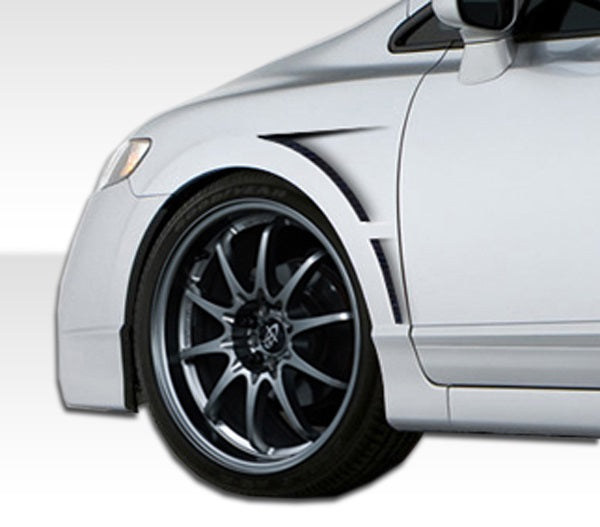 2005-2010 Chevrolet Cobalt 2007-2010 Pontiac G5 4DR Duraflex Racer Side Skirts Rocker Panels - 2 Piece