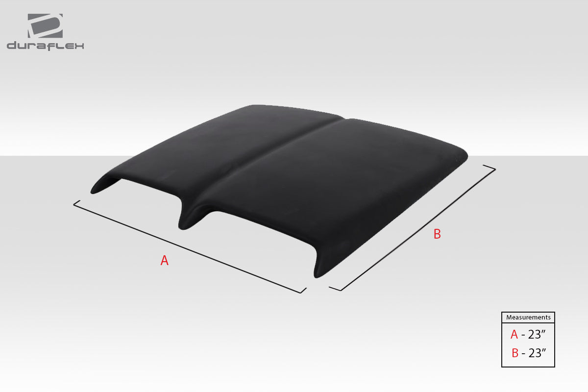 Universal Duraflex Ram Air Scoop 2 - 1 Piece