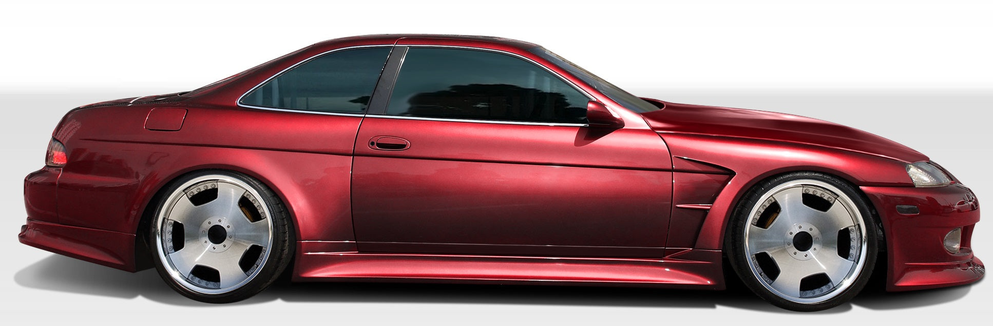 1992-2000 Lexus SC Series SC300 SC400 Duraflex V-Speed Wide Body Side Skirts Rocker Panels - 2 Piece