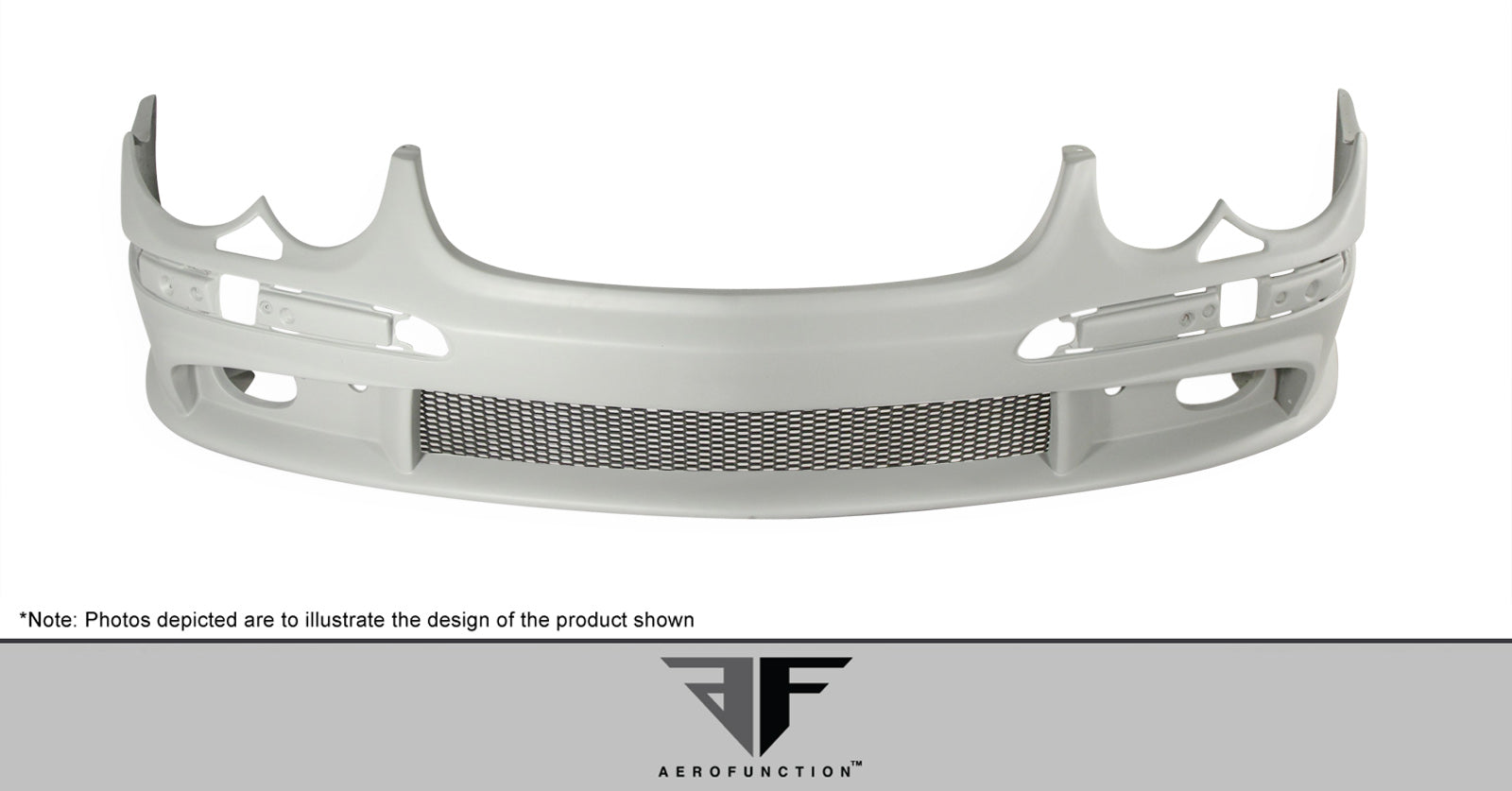 2003-2008 Mercedes SL Class R230 AF-1 Front Bumper Cover ( GFK ) - 1 Piece