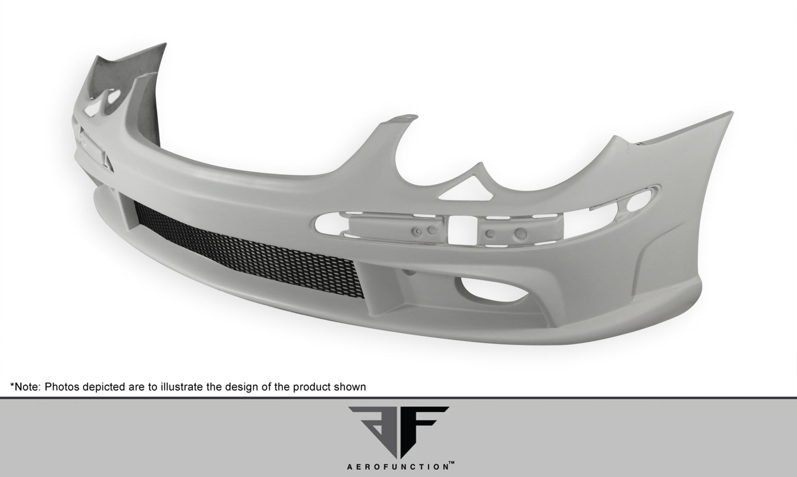 2003-2008 Mercedes SL Class R230 AF-1 Front Bumper Cover ( GFK ) - 1 Piece