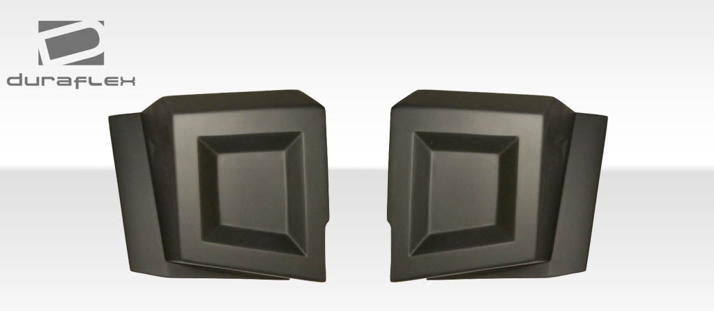2003-2009 Hummer H2 Duraflex BR-N Front Add Ons Spat Bumper Extensions - 2 Piece