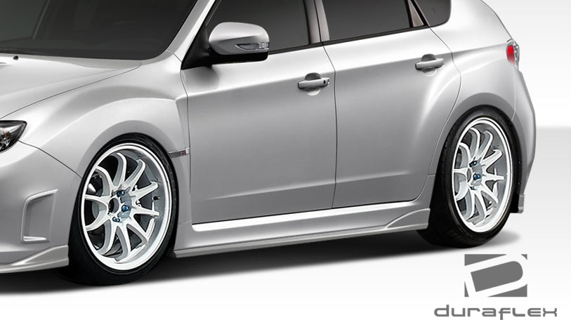 2008-2014 Subaru Impreza STI 4DR / 5DR / 2011-2014 Impreza WRX 4DR / 5DR Duraflex C-Speed 2 Side Skirts Rocker Panels - 2 ...