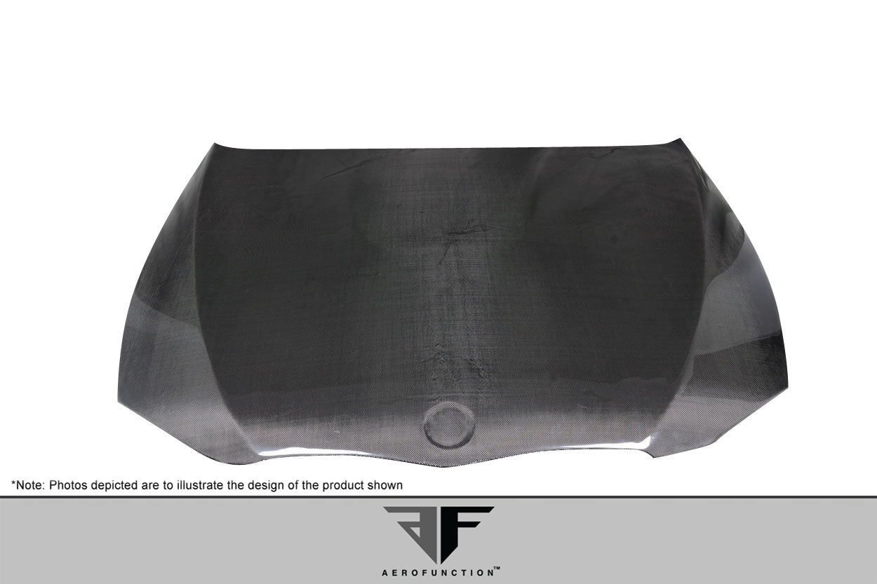 2007-2010 BMW 3 Series E92 2dr E93 Convertible Carbon AF-2 Hood ( CFP ) - 1 Piece