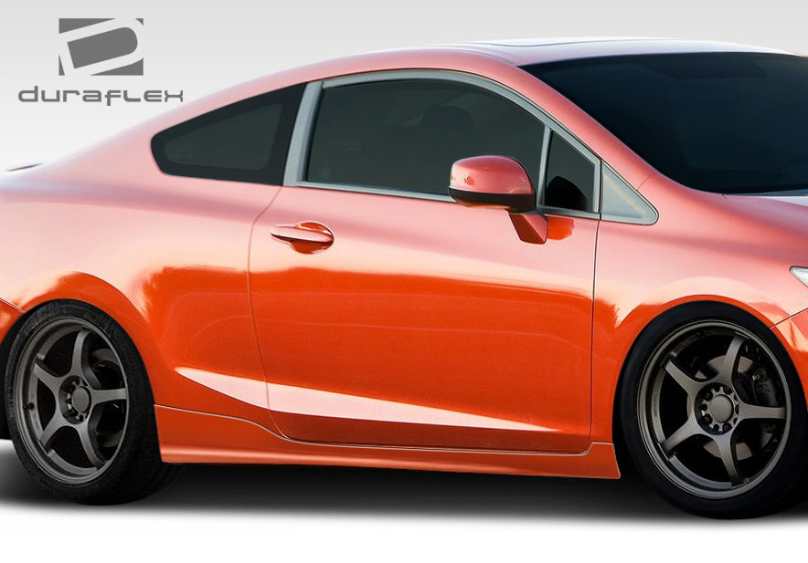 2012-2013 Honda Civic Si 2DR Duraflex H-Sport Body Kit - 6 Piece