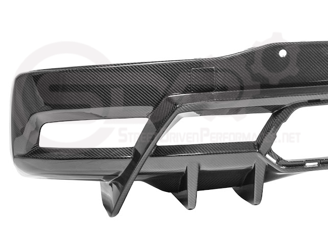 2023-UP CHEVROLET CORVETTE C8 Z06 | SDP PERFORMANCE PACKAGE CARBON FIBER REAR BUMPER FINNED DIFFUSER