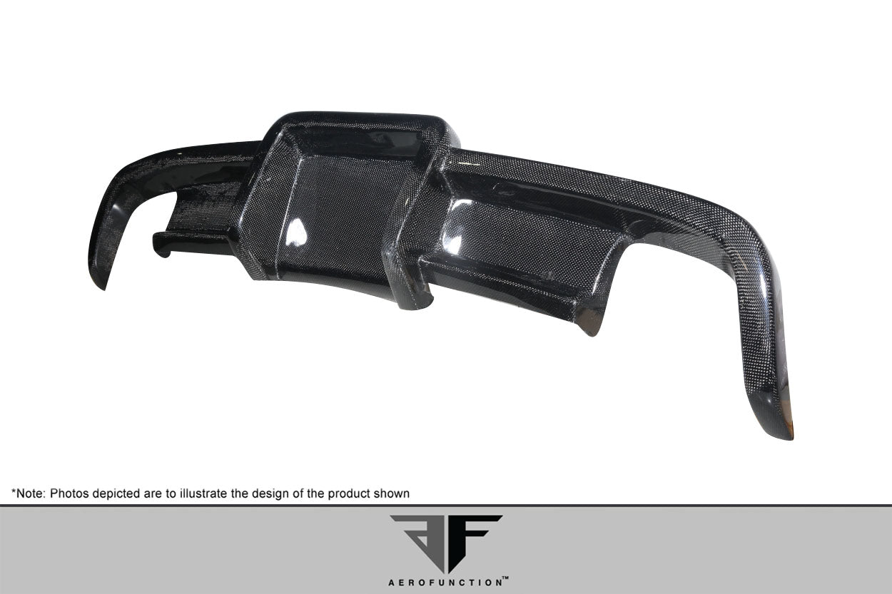 2003-2012 Mercedes SL Class R230 Carbon AF-Signature 1 Series Wide Body Conversion Rear Diffuser ( CFP ) - 1 Piece