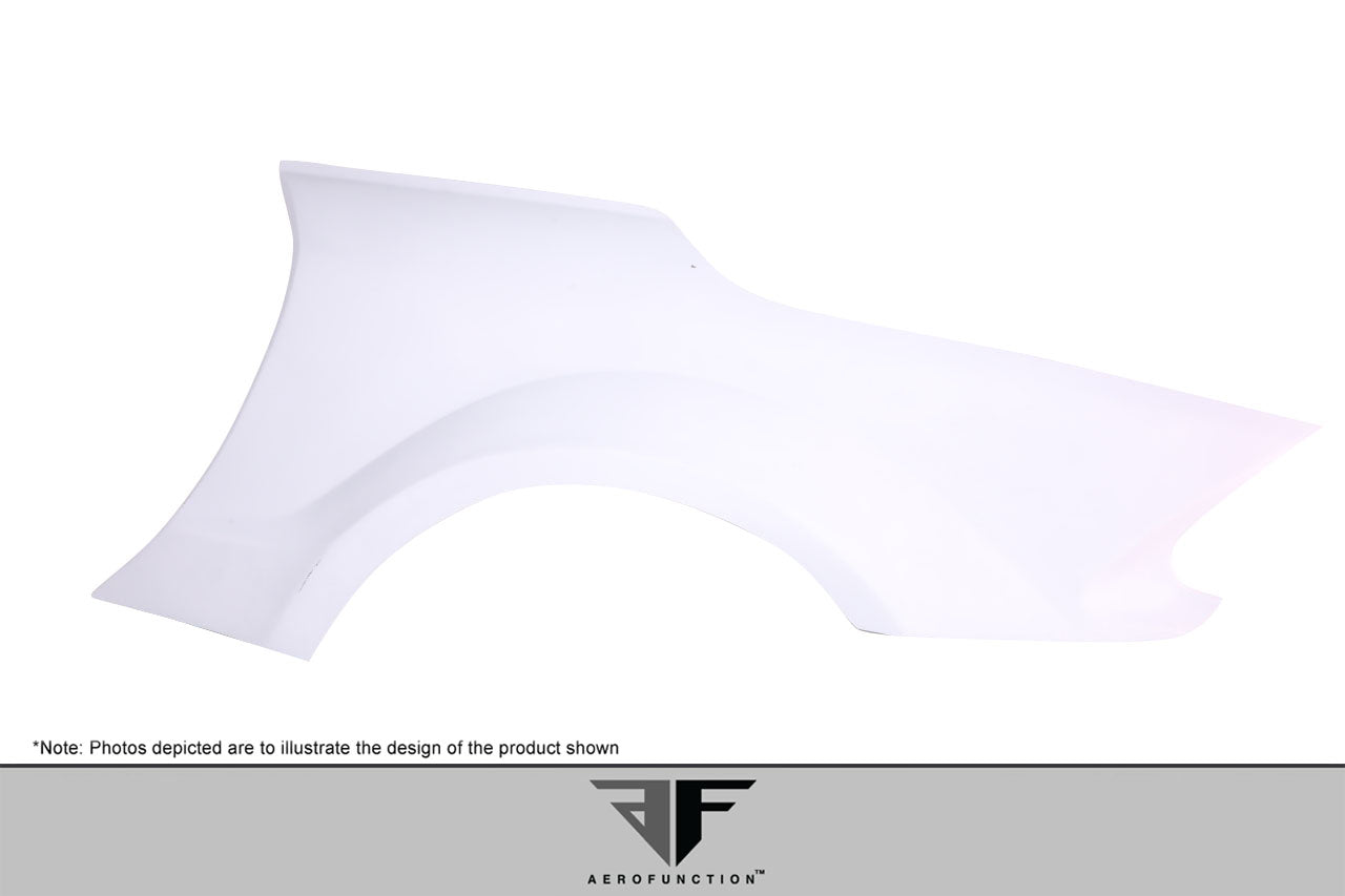 2003-2012 Mercedes SL Class R230 AF-Signature 1 Series Wide Body Conversion Rear Fenders ( GFK ) - 2 Piece