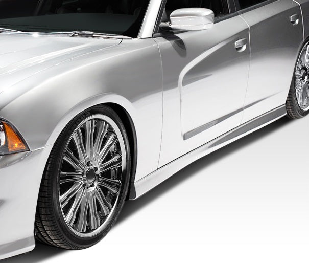 2011-2023 Dodge Charger Duraflex SRT Look Side Skirts Rocker Panels - 2 Piece
