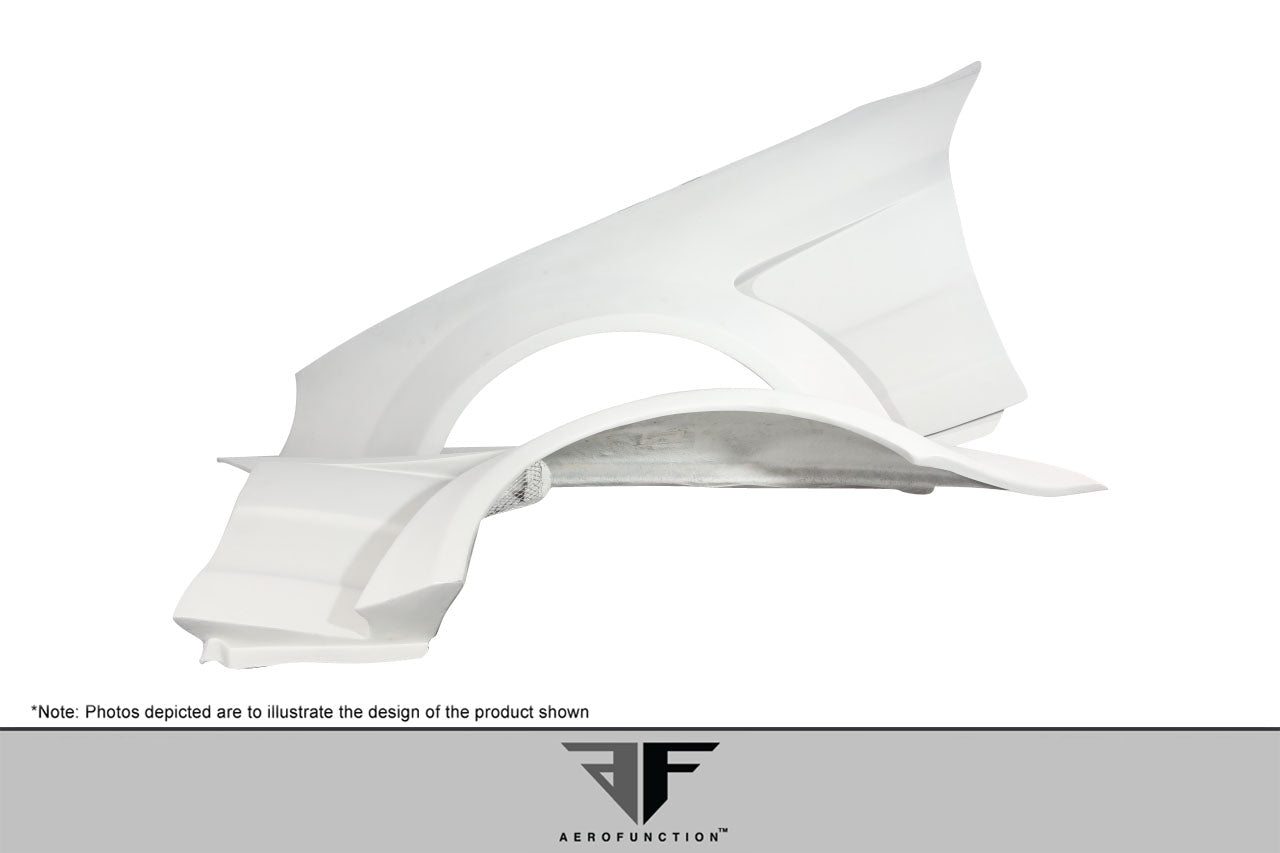 2003-2008 Mercedes SL Class R230 AF-Signature 1 Series Wide Body Conversion Front Fenders ( GFK ) - 2 Piece