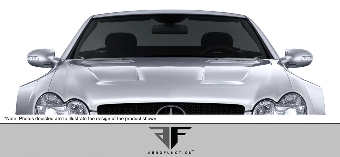 2003-2008 Mercedes SL Class R230 AF Signature Series 1 Wide Body Conversion Kit ( CFP GFK ) - 12 Piece