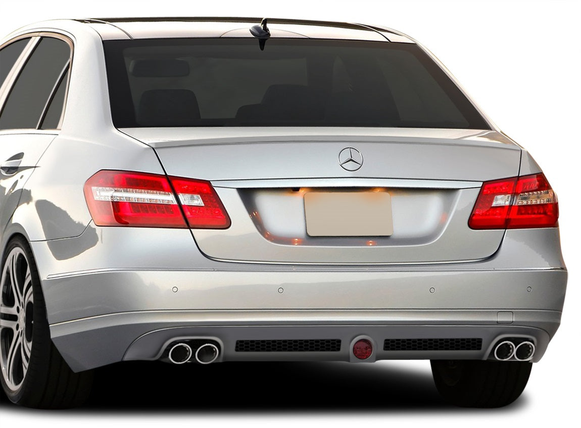 2010-2013 Mercedes E Class W212 Urethane AF-1 Rear Add-On Spoiler (base model) ( PUR-RIM ) - 1 Piece (S)