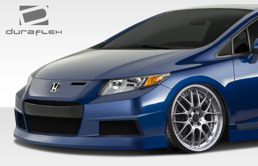 2012-2013 Honda Civic 2DR Duraflex Bisimoto Edition Front Bumper Cover - 1 Piece