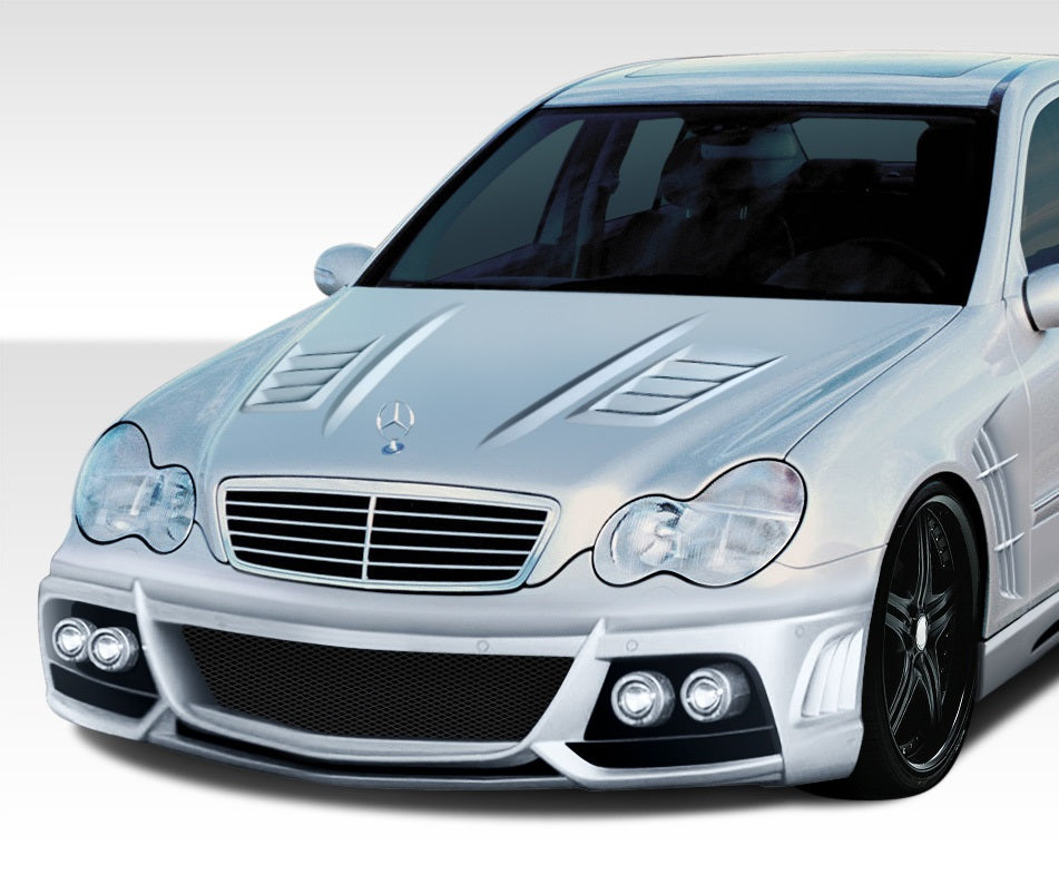 2001-2007 Mercedes C Class W203 Duraflex W-1 Hood - 1 Piece
