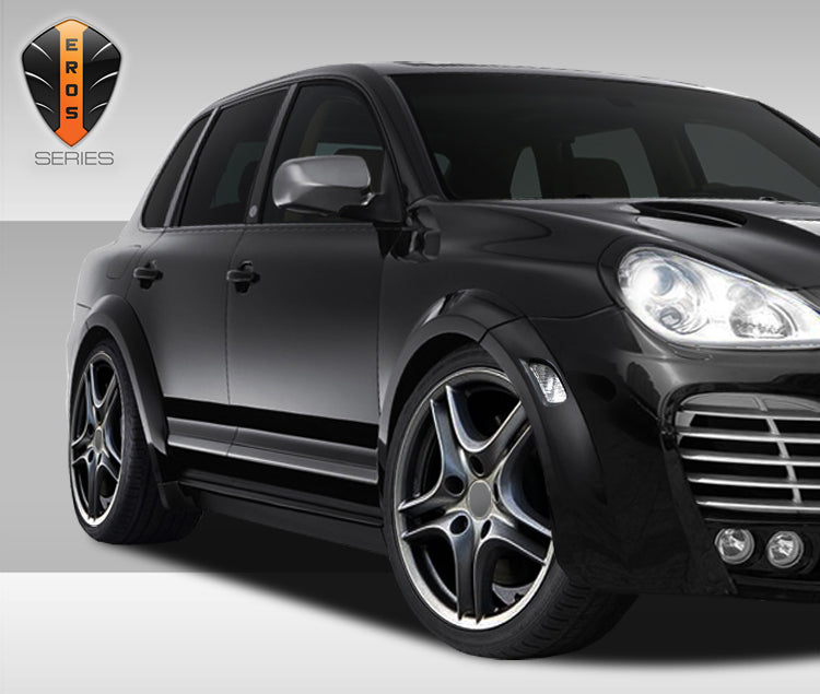 2003-2006 Porsche Cayenne Eros Version 1 Wide Body Front Fender Flares - 2 Piece