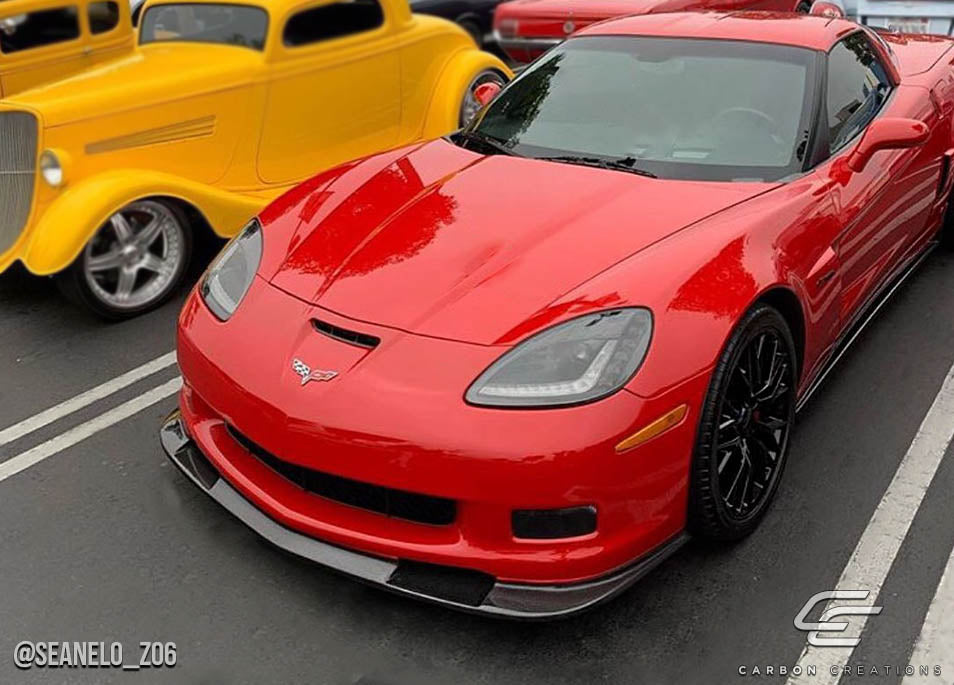 2005-2013 Chevrolet Corvette C6 Z06 GS ZR1 Carbon Creations GT500 Front Lip Under Spoiler Air Dam - 1 Piece