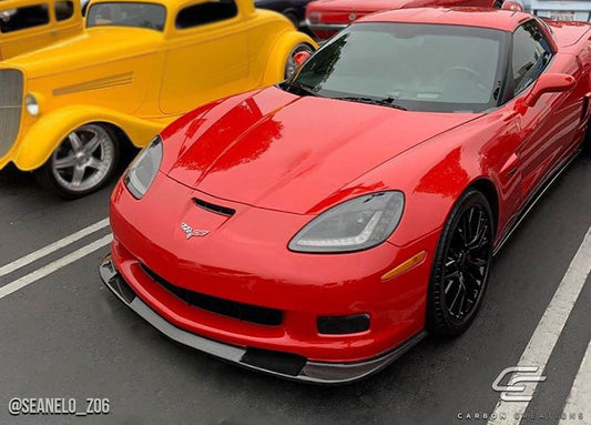 2005-2013 Chevrolet Corvette C6 Z06 GS ZR1 Carbon Creations GT500 Front Lip Under Spoiler Air Dam - 1 Piece