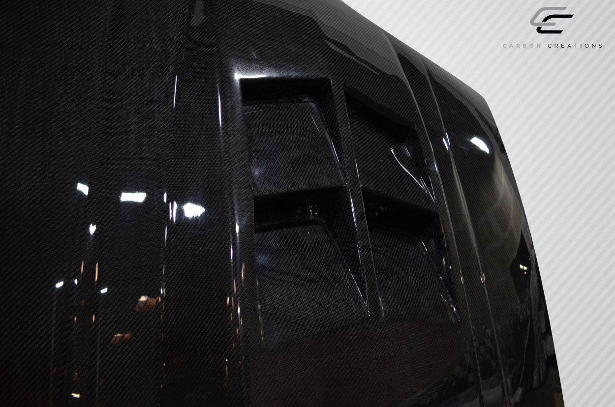 1982-1992 Chevrolet Camaro Carbon Creations ZL1 Look Hood - 1 Piece