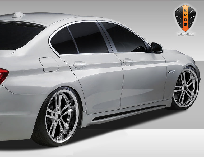 2011-2016 BMW 5 Series F10 4DR Eros Version 1 Side Skirts Rocker Panels - 2 Piece