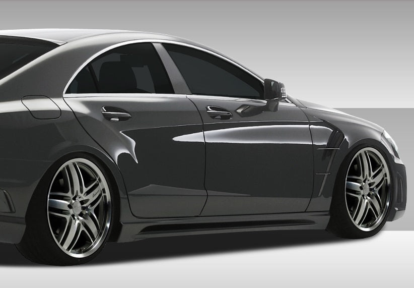 2012-2015 Mercedes CLS Class C218 W218 Eros Version 1 Side Skirts Rocker Panels - 2 Piece